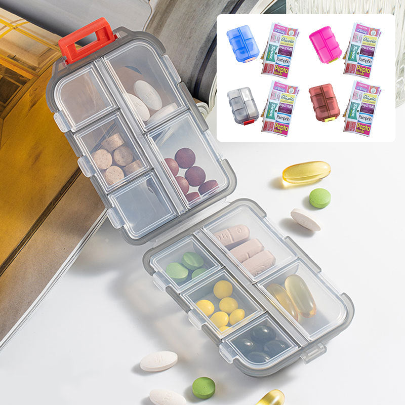 Lisslune | Portable Pill Organizer with Labels