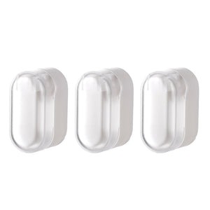 Lisslune | Wall-mounted toothbrush holder with hygiene cover 3 pieces