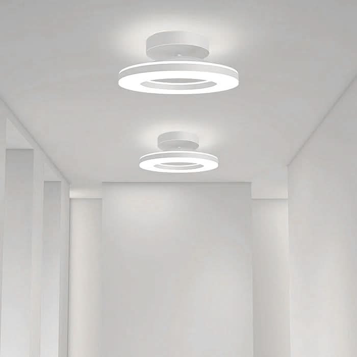 Lisslune | ZAYNO Black LED Ceiling Light – Modern Flush Mount
