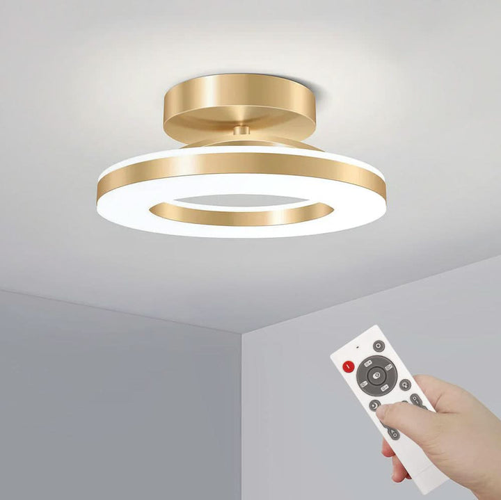 Lisslune | ZAYNO Black LED Ceiling Light – Modern Flush Mount