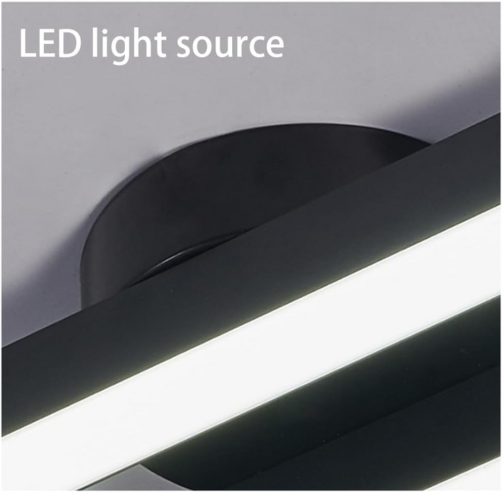 Lisslune | Modern Aluminium Semi Flush Mount LED Ceiling Light | Minimalist Design for Living Room. Bedroom & Hallway