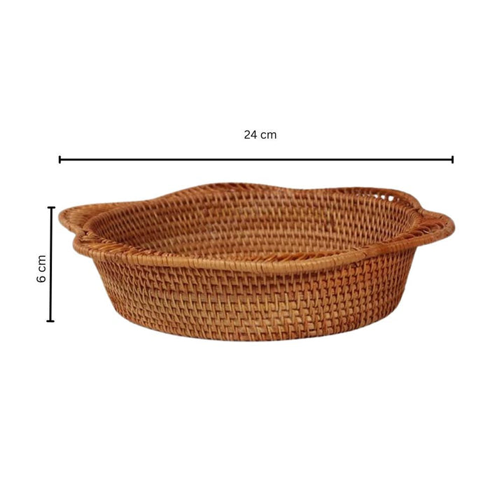 Lisslune | Handwoven Rattan Floral Basket