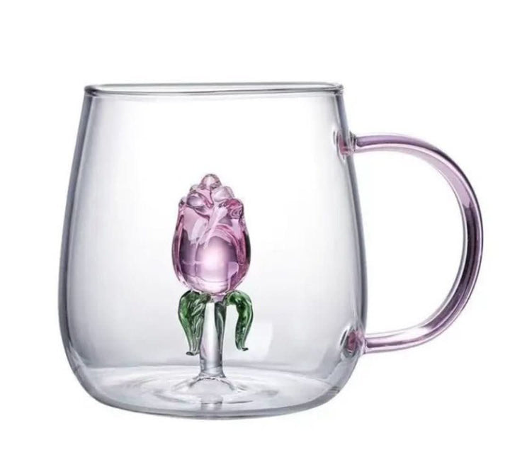 Lisslune | La Vie En Rose | Champagne Glass - Handmade