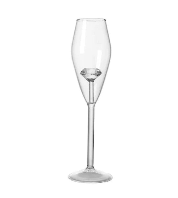 Lisslune | La Vie En Rose | Champagne Glass - Handmade