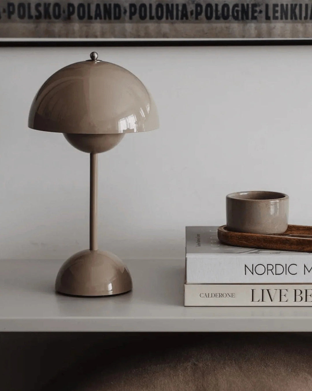 Lisslune | NordLight – LED Table Lamp Scandinavian Design, dimmable and sustainable in metal