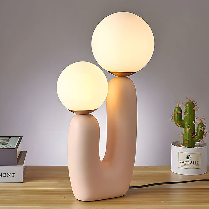 Lisslune | TwoLight - Double Globe modern table lamp