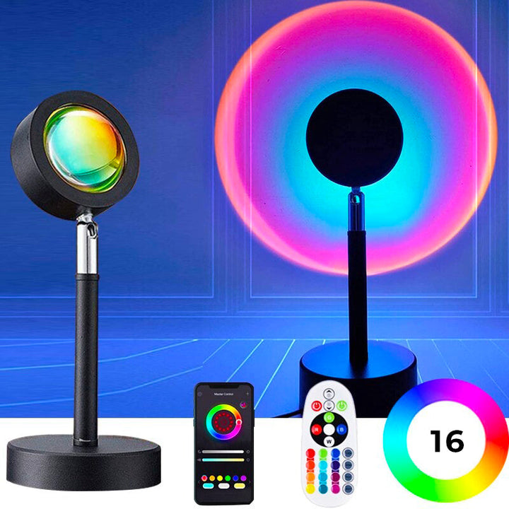 Lisslune | Sunset lamp with 16 colors