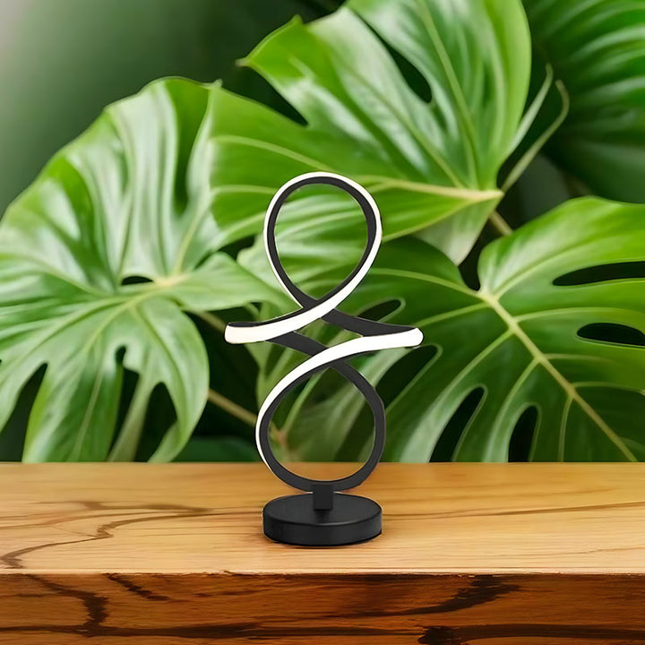 Lisslune | AbstractAccent - Modern LED Swirl Board Lamp
