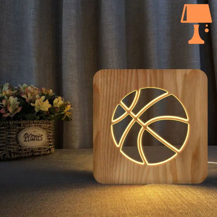 Lisslune | HoopsLume Stylish Basketball Table Lamp