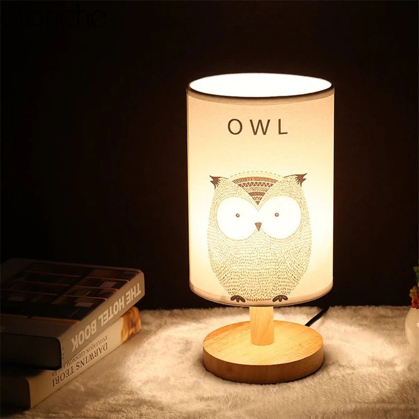 Lisslune | CritterGlow – Beautiful cylinder table lamps with animal motif
