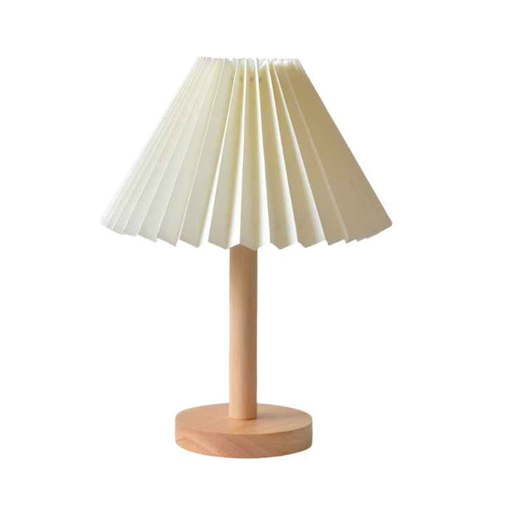Lisslune | NordicEase pleated table lamp – Scandinavian design with a natural touch