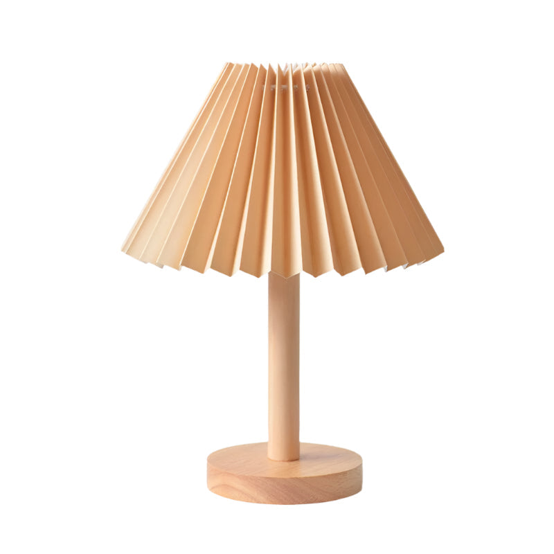 Lisslune | NordicEase pleated table lamp – Scandinavian design with a natural touch