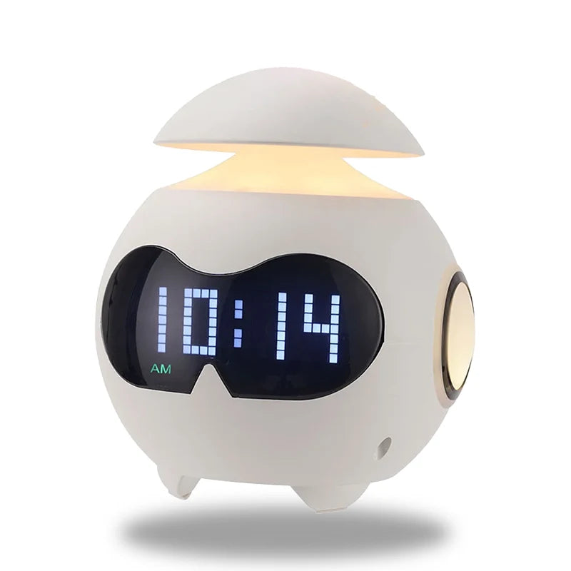Lisslune | EchoGlow - Multifunctional Alarm Clock with Bluetooth Speaker and LED Display