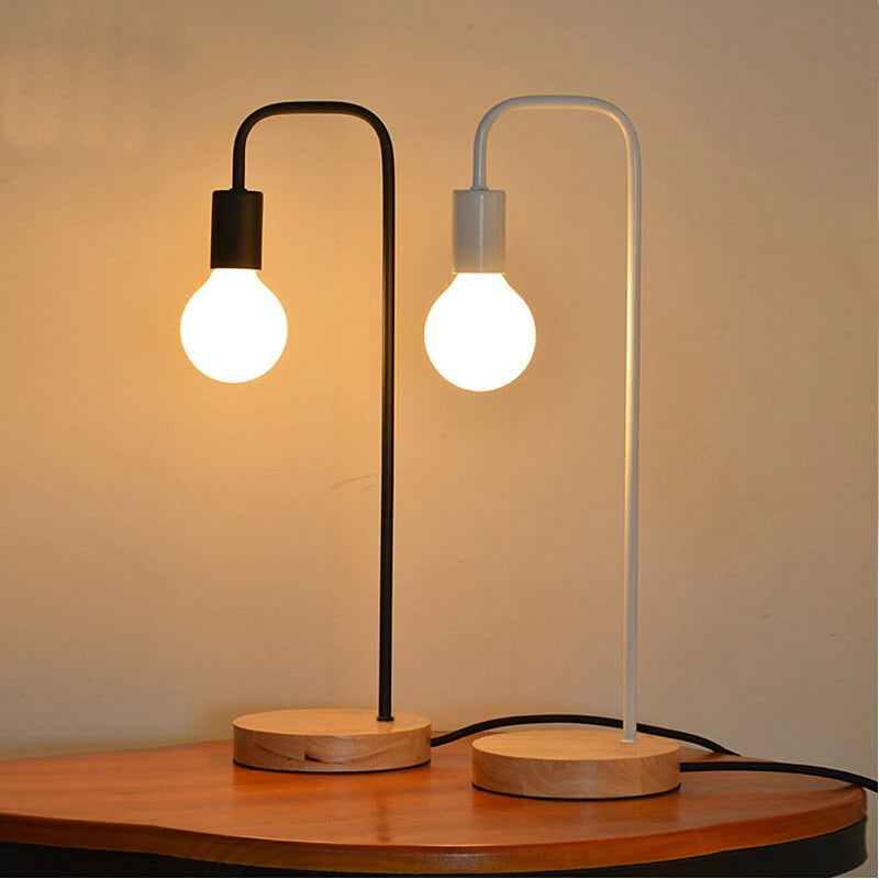Lisslune | UrbanLume Industrial Night Lamp – Elegant Metal Table Lamp