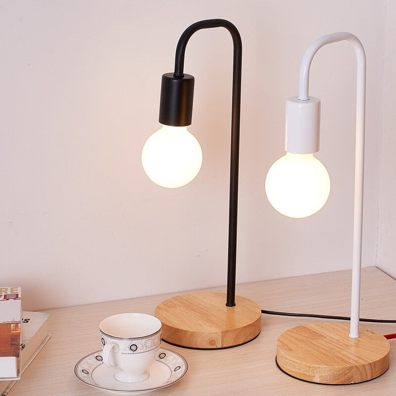 Lisslune | UrbanLume Industrial Night Lamp – Elegant Metal Table Lamp
