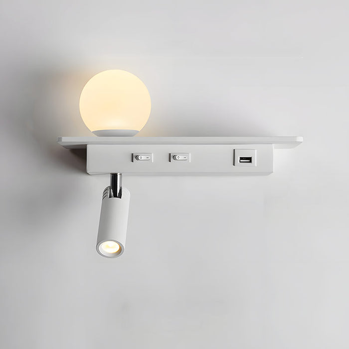 Lisslune | GlowPort – USB Wall light with adjustable light and intelligent charging