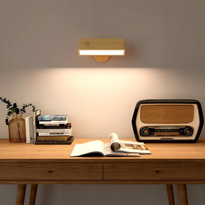 Lisslune | Rechargeable wall lamp with 360° adjustable light and magnetic mount