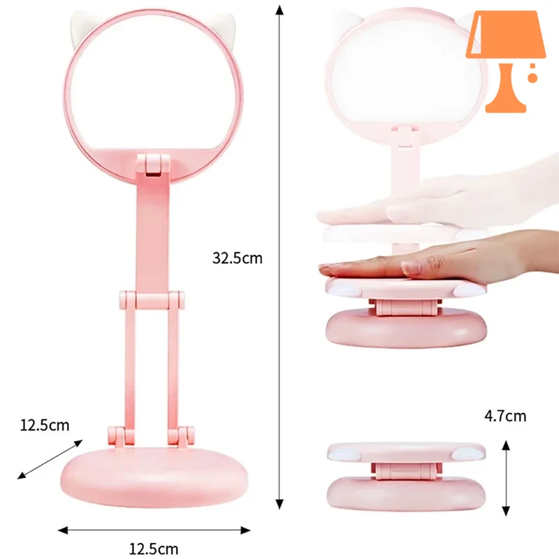 Lisslune | PurrGlow – Yndig foldable cat table lamp