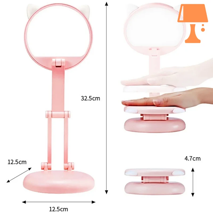 Lisslune | PurrGlow – Yndig foldable cat table lamp