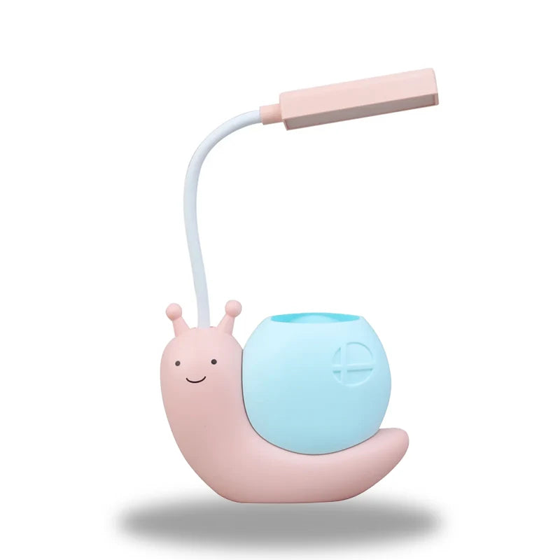 Lisslune | SnailGlow - Elegant desk lamp and pen holder in one
