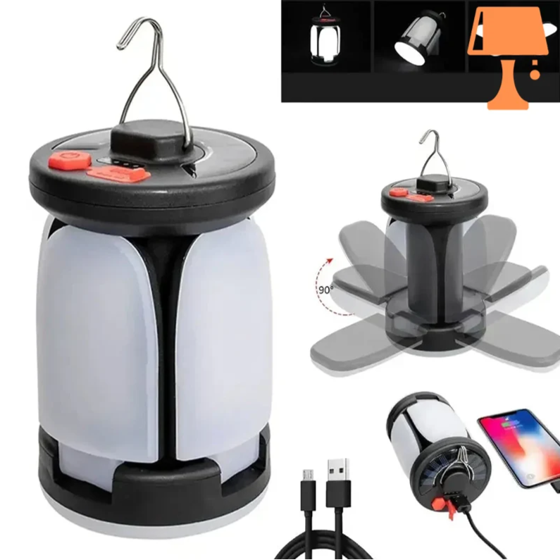 Lisslune | LumiFold - Portable LED lamp for versatile lighting Compact and expandable design
