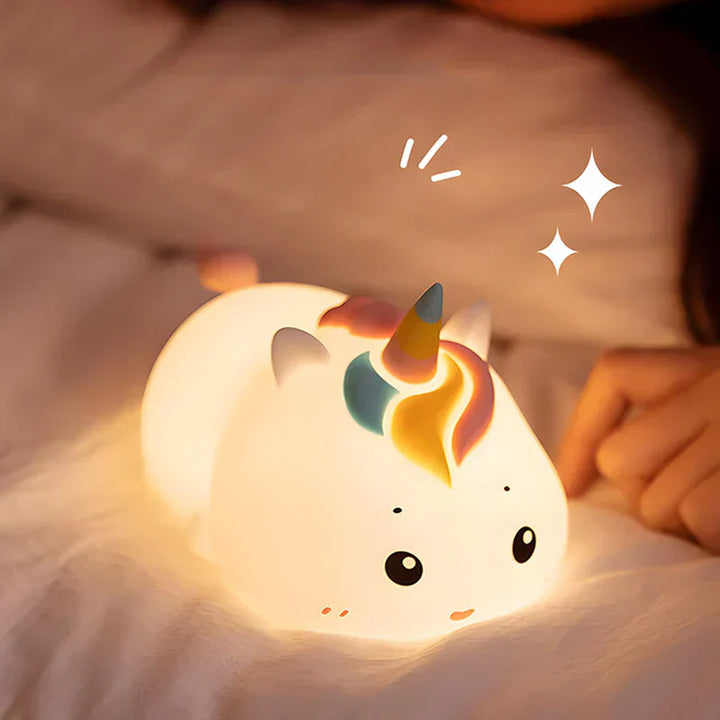 Lisslune | DreamyGlow Unicorn Touch Nightstand Lamp