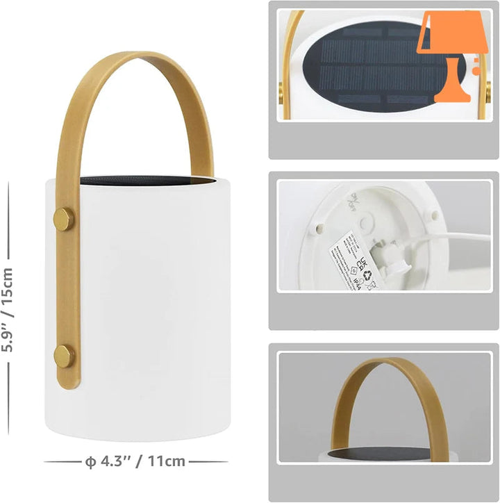 Lisslune | LumiBeam – Portable LED lamp with cylindrical design and remote control