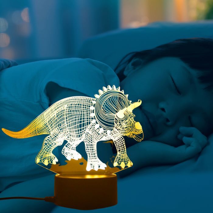 Lisslune | Dinosaur lamp - TriceratopsLamp™