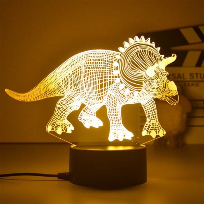 Lisslune | Dinosaur lamp - TriceratopsLamp™