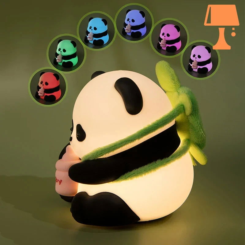Lisslune | PandaGlow - Rechargeable color-changing panda night light