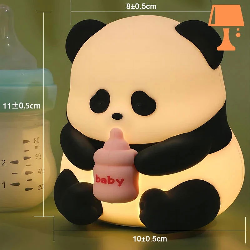 Lisslune | PandaGlow - Rechargeable color-changing panda night light