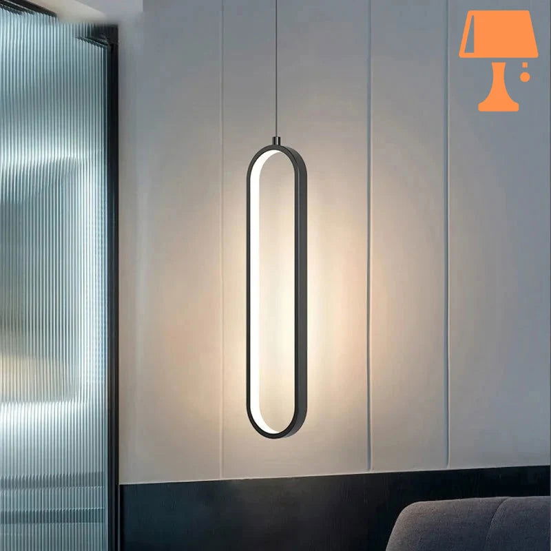 Lisslune | LumiOval - Elegant minimalist pendant light for modern interior