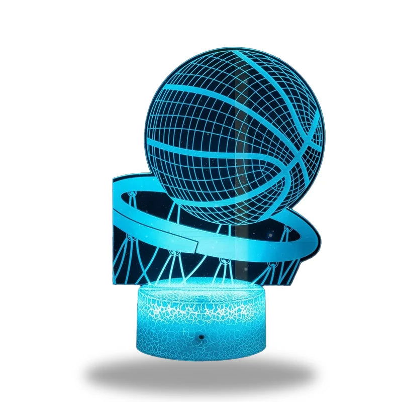 Lisslune | HoopsGlow LED Night Lights – Perfect for basketball fans and game rooms