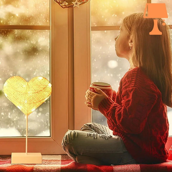Lisslune | LumiHeart - Woven Heart LED Night Light