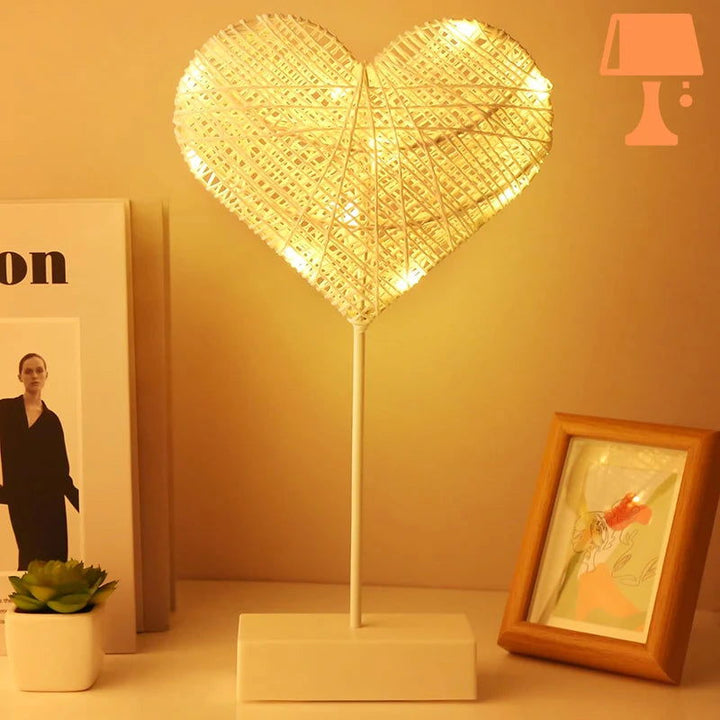 Lisslune | LumiHeart - Woven Heart LED Night Light
