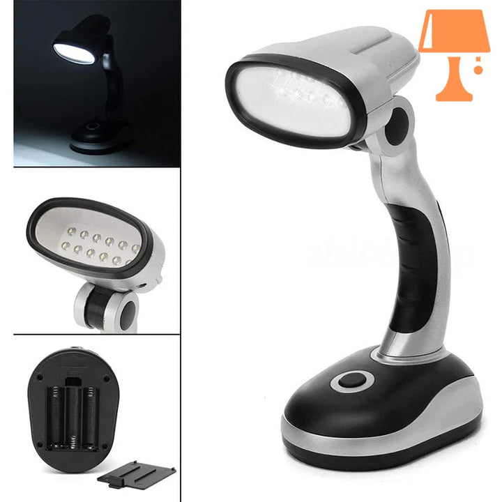 Lisslune | FlexiGlow - Battery-powered LED table lamp