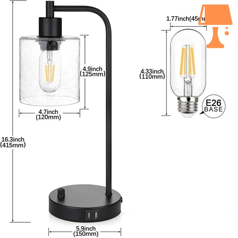 Lisslune | LumiCraft Industrial Ceiling Lamp
