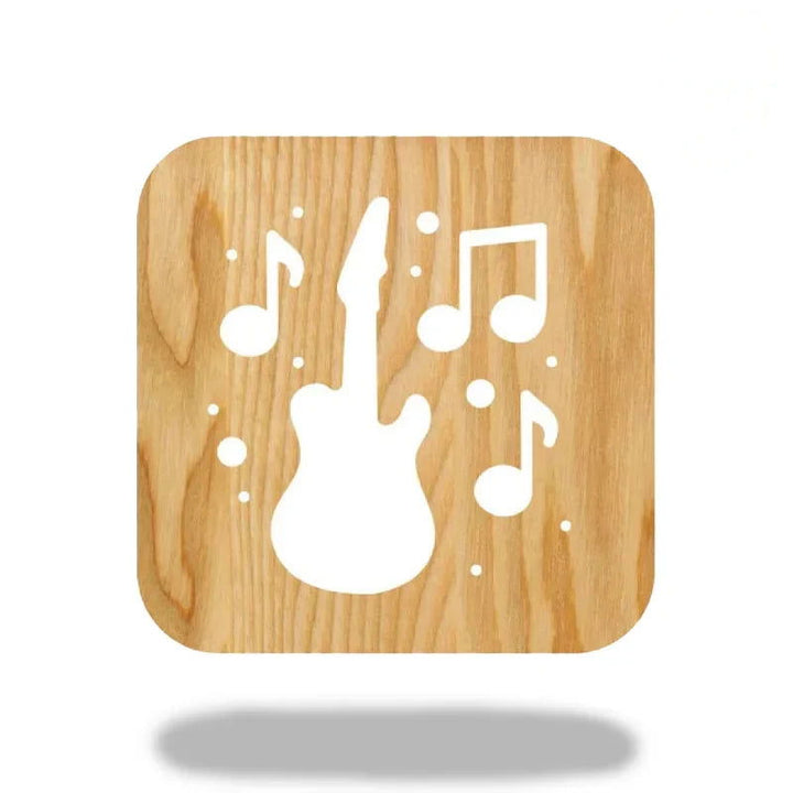 Lisslune | MelodyGlow – Musical Mood Guitar and Night Light with Notes