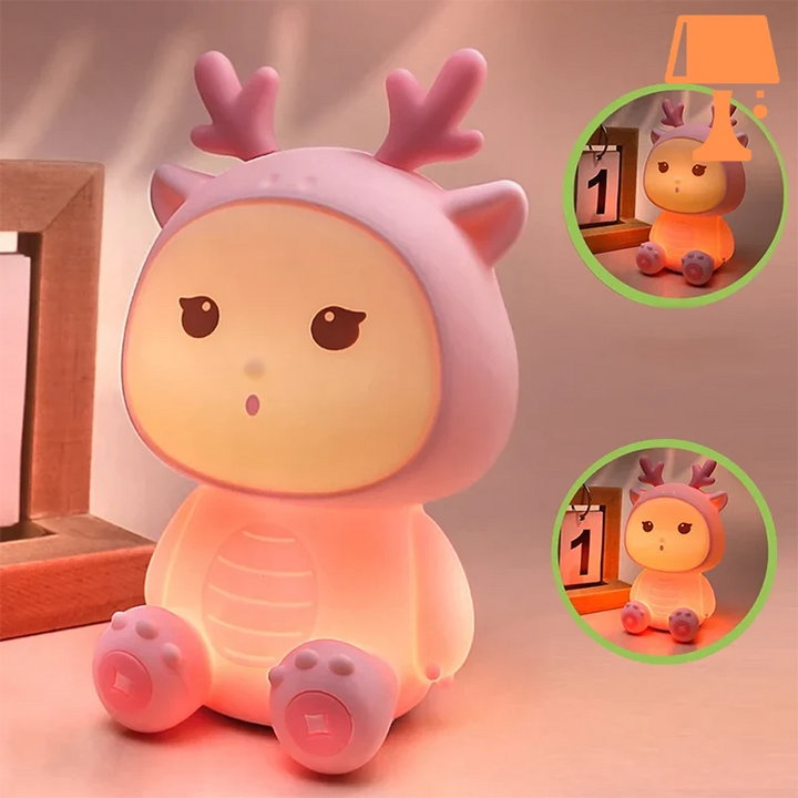 Lisslune | ReindeerGlow – Yndig Seat Reindeer Night Light for Kids