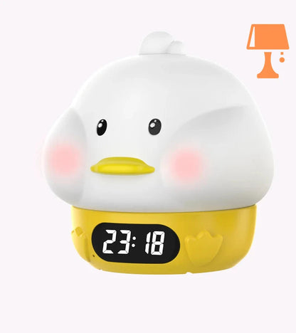 Lisslune | BunnyGlow - Charming cat-shaped bedside lamp and alarm clock