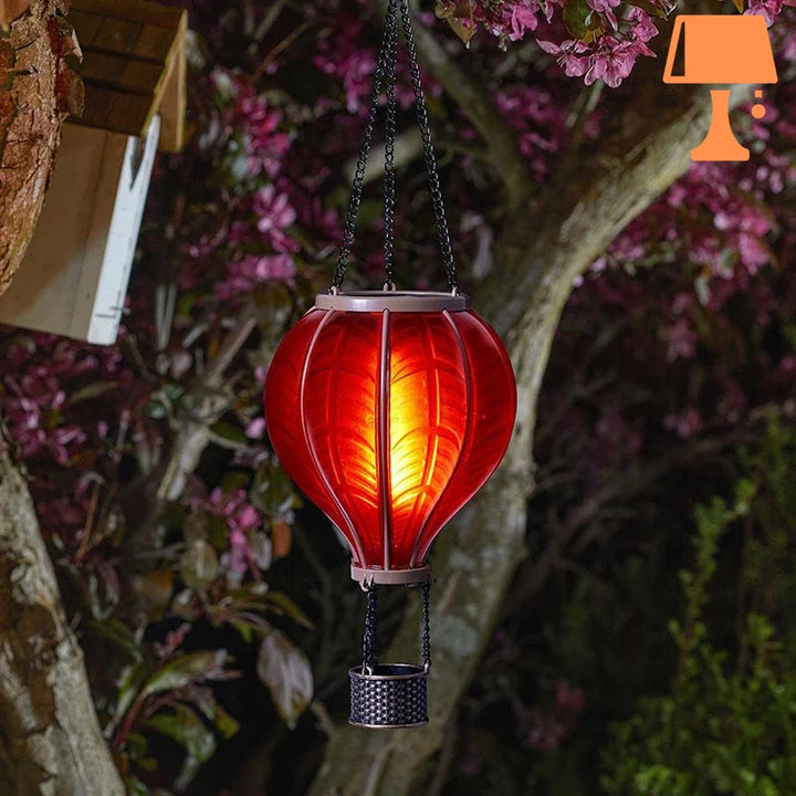 Lisslune | RetroGlow Vintage Hanging Lantern – Classic Design with Warm LED Light