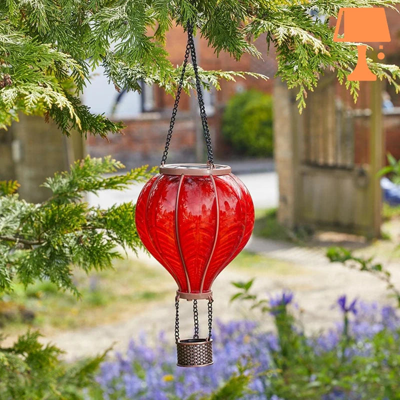 Lisslune | RetroGlow Vintage Hanging Lantern – Classic Design with Warm LED Light