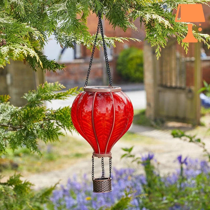 Lisslune | RetroGlow Vintage Hanging Lantern – Classic Design with Warm LED Light