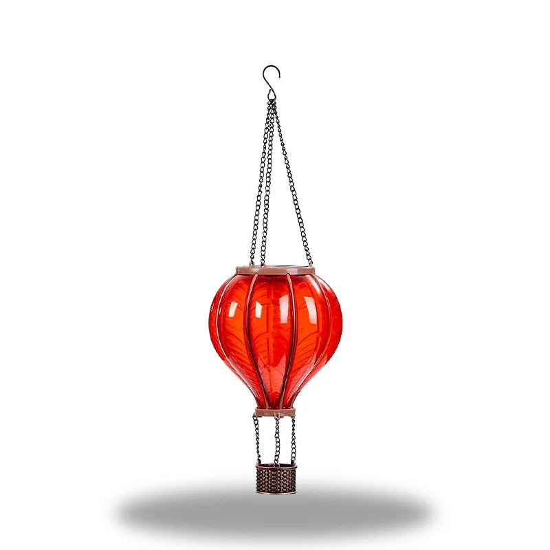 Lisslune | RetroGlow Vintage Hanging Lantern – Classic Design with Warm LED Light