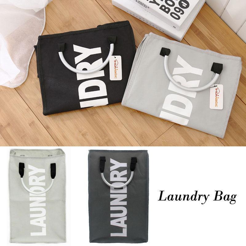 Lisslune | Versatile, space-saving laundry basket with practical carry handles