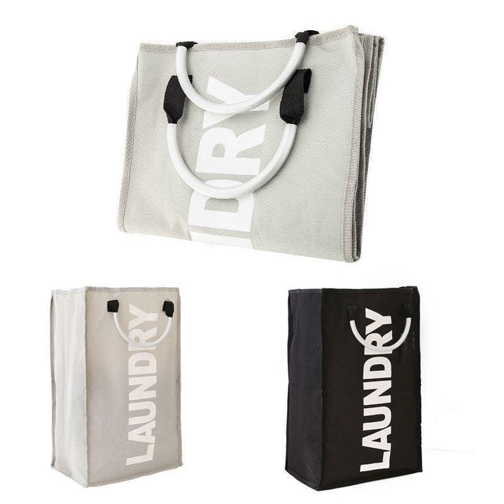 Lisslune | Versatile, space-saving laundry basket with practical carry handles