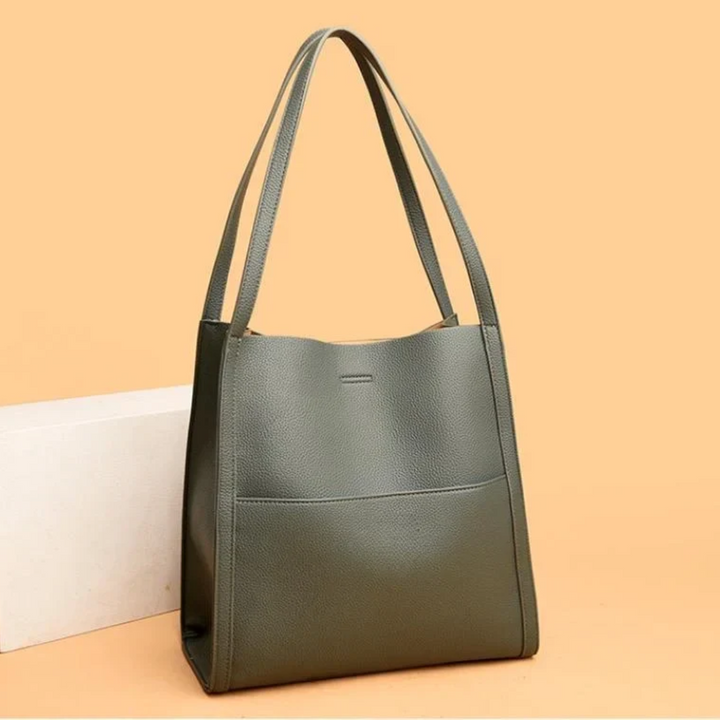 Lisslune | Large Leather Handbag with Royal Capacity - DailyLux
