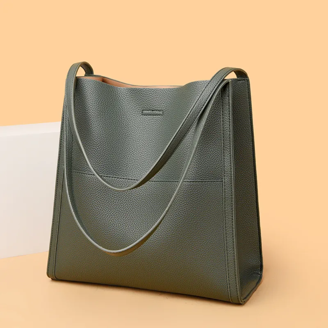 Lisslune | Large Leather Handbag with Royal Capacity - DailyLux