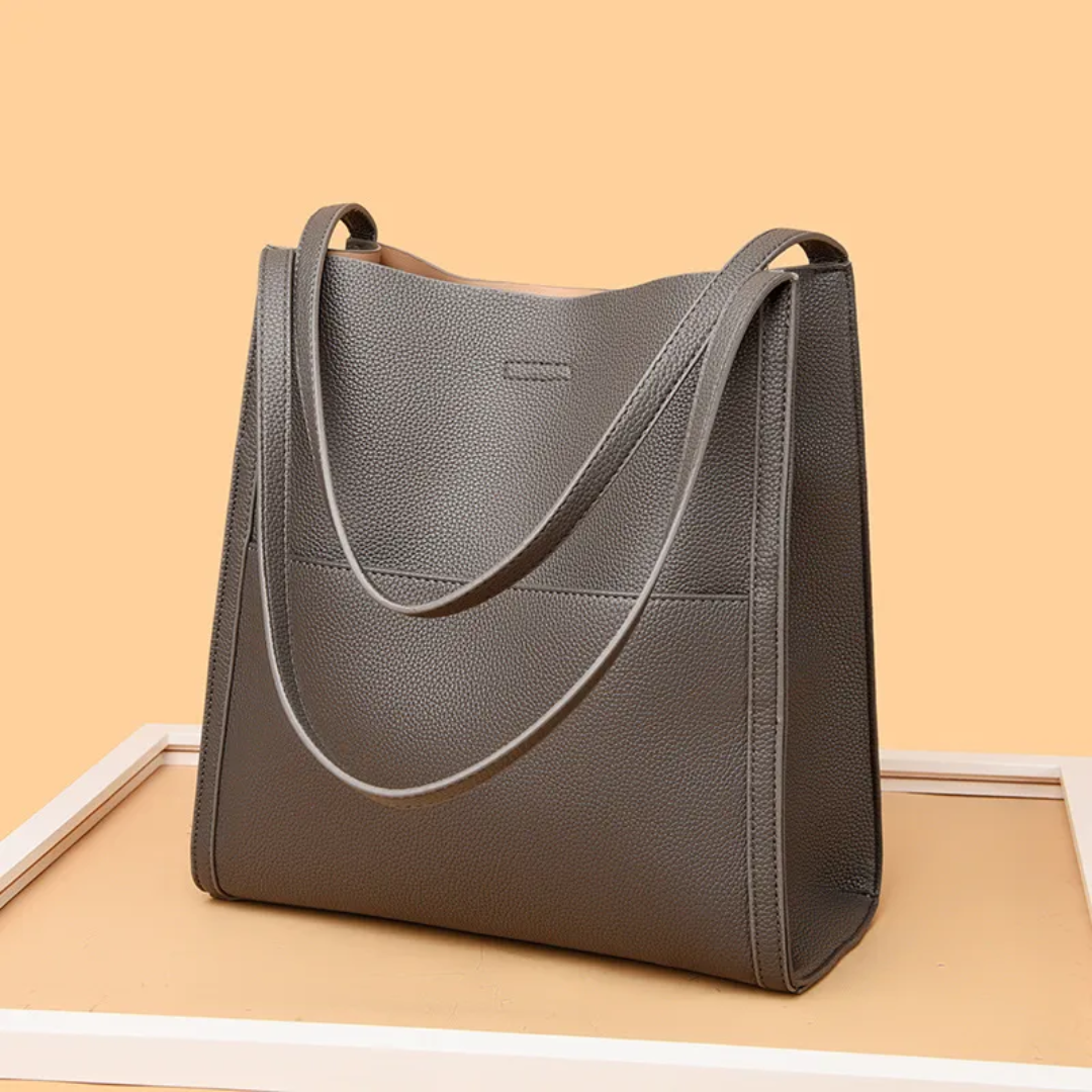 Lisslune | Large Leather Handbag with Royal Capacity - DailyLux