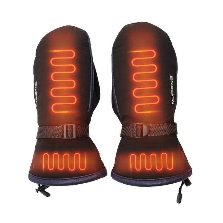 Lisslune | Electric Heating Hand Warmer Gloves | Dual-Sided Heating, Waterproof & USB Rechargeable for Skiing, Hiking, Mitten & Daily Use